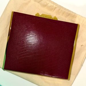 BCBGMAXAZRIA SQUARE CLUTCH W/chain